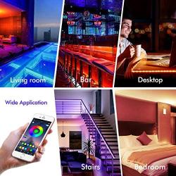 LED Strip Lights, EACHPAI 82ft/25m Smart Led Light Strips Music Sync, Color Charging RGB Light Strip, Bluetooth/24 Key Remote/Switch Control Led Lights for Bedroom, Home Decoration, Party, Festival