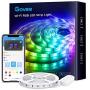 Govee RGB Led Light Strip, for Room, Bedroom, Kitchen, TV, App Control, Works with Alexa & Google Assistant, 16.4 Feet