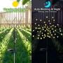 Fuzaws Solar Lights Outdoor, 2 Pack Star Solar Garden Lights with 110 Star, Waterproof Lights for Garden Patio Yard Pathway Decoration Merry Christmas (Warm White Star)