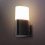 LMP Outdoor Light Outside Light LED Bulbs Included Triangular Lights, Waterproof and Dust Resistant, Finishing with Aluminum Plus PC Panels, Wall Light for Entry, Garage, Garden, Porch, Yard