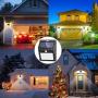 Solar Lights Outdoor [42 LED/3 Working Mode], SEZAC Solar Security Lights Solar Motion Sensor Lights Wireless IP 65 Waterproof Outdoor Lights for Garden Fence Patio Garage (6 Pack)