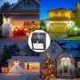 Solar Lights Outdoor [42 LED/3 Working Mode], SEZAC Solar Security Lights Solar Motion Sensor Lights Wireless IP 65 Waterproof Outdoor Lights for Garden Fence Patio Garage (6 Pack)