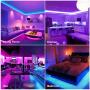 Led Strip Lights,UMICKOO 32.8 feet 10m RGB 300LEDs Waterproof Light Strip Kits with Infrared 44 Key, Suitable for Room,TV, Ceiling, Cupboard Bar Home Decoration