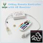 RGB LED Strip Light, IEKOV AC 110-120V Flexible/Waterproof/Multi Colors/Multi-Modes Function/Dimmable SMD5050 LED Rope Light with Remote for Home/Office/Building Decoration (65.6ft/20m)