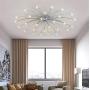 LED Modern Flush Mount Ceiling Lamp Starry Design Pendant Lamps Livingroom Fixture Chic Gypsophila Design Dimmable Iron Bedroom Romantic Decor Chandeliers Light Energy Star Hallway Kitchen Foyer Light