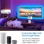CMARS 16.4ft Tv Led Strip Lights, App Control and Music Mode, TV led Backlight with IP 65 Waterproof, led Strip Lights for Bedroom and More Only 2.4Ghz