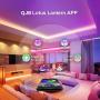 QJB LED Strip Lights Bluetooth APP Controller 32.8ft RGB LED Music Sync Color Changing Lights, for Bedroom, Party
