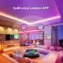 QJB Bluetooth Led Strip Lights - RGB 5050 Led Music Sync Color Changing Lights, App Controlled - for TV, Bedroom Decoration(19.68ft/6M)