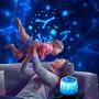 Kids Night Light Projector - Star Light Projector with USB Cable, 360 Degree Rotation Kids Star Projector Lamp Bedroom Star Projector Night Light Best Gifts for Kids - 7 Sets of Film