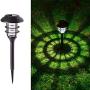 GIGALUMI 8 Pcs Solar Lights Outdoor Pathway, Waterproof Led Solar Lights for Lawn,Patio,Yard,Garden,Path,Walkway or Driveway.