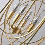 Lovedima Modern Chic Gold Sphere 3 Lights/4 Lights Iron Orb Chain Suspended Chandelier Pendant Light (4-Light) Lovedima Modern Chic Gold Sphere 3 Lights/4 Lights Iron Orb Chain Suspended Chandelier Pendant Light (4-Light)