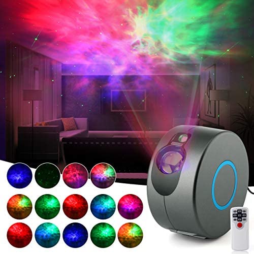 Mangsen Star Projector, Galaxy Projector with LED Nebula Cloud, Night Light Projector with Remote Control for Kids/Adults/Bedroom/Home/Theatre/Party