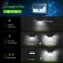 LITOM Original Solar Lights Outdoor, 3 Optional Modes Wireless Motion Sensor Light with 270° Wide Angle, IP65 Waterproof, Easy-to-Install Security Lights for Front Door, Yard, Garage, Deck