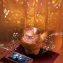 YKLWORLD Kids Night Light Projector, Star Light Projector Lamp with Bluetooth Speaker Remote Control USB Charging 360 Degree Starry Rotating Nightlight for Baby Bedroom Toys Xmas Gift - 6 Sets of Film