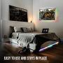 LED Strip Lights 32.8 Ft - Premium RGB Color Changing LED Light for Bedroom, Wall, Home, TV - Bright 5050 LED Flexible Tape Lighting Strips with 44-Key IR Remote Control - Party Decorations – 600 LEDs