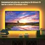 Tv Led Backlight,Maylit Pre-Cut 6.56ft Led Strip Lights for 40-60in Tv,4Pcs USB Powered Tv Lights kit with Remote,RGB Bias Lighting for Room Decor