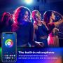50ft Led Lights Bluetooth dalattin Led Lights for Bedroom with App Control Music Sync Smart Led Strip Lights Color Changing Lights,2 Rolls of 25ft