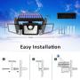 Solar Lights Outdoor, ZHUPIG 3 Adjustable Heads Solar Powered Outdoor Lights, 800LM 6000K Solar Motion Sensor Light Outdoor, IP65 Waterproof, Wide Angle Illumination for Garage, Garden and Pathway