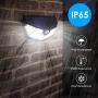 URPOWER Solar Lights Outdoor, 3 Modes Solar Motion Sensor Light Outdoor Super Bright and Wide Lighting Range Outdoor Lights Waterproof Led Security Lights Solar Flood Lights for Backyard Fence Patio