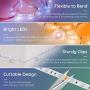 Upgraded LED Strip Lights 20m/65.6Ft, Music Sync Color Changing Rope Lights with Remote, Bluetooth APP Controlled 5050 RGB LED Lights for Bedroom Home Kitchen Party Decoration (2 Rolls)