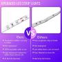 UV Black Light Strip Kit, 33ft IP65 Waterproof LED Blacklight Outdoor Christmas Decorations, 600 Units Lamp Beads, CIYOYO 12V Flexible Blacklight Fixtures for Fluorescent Dance Bedroom Wedding Party