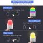 Plug-in Night Light for Kids, Compact RGB Color Changeable LED Night Lamp with Dusk to Dawn Sensor, Warm White Night Lighting for Baby Room, Bedroom, Hallway, Kitchen, Bathroom, Stairs (2 Pack)
