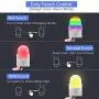 Plug-in Night Light for Kids, Compact RGB Color Changeable LED Night Lamp with Dusk to Dawn Sensor, Warm White Night Lighting for Baby Room, Bedroom, Hallway, Kitchen, Bathroom, Stairs (2 Pack)
