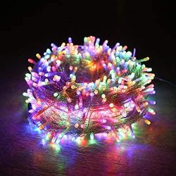 Sheila 65.6 Feet 200LED String Lights 8 Mode Flashing Controller Fairy Twinkle Decorative Lights for Kids Bedroom, Wedding, Chirstmas Tree, Festival Party, Garden, Patio, Room Decoration (Multicolor)