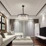 Crystal Chandelier Lighting Dining Room 6 Lights W22'' Crystal Pendant Light for Living Room, Raindrop Chandelier Kitchen Foyer Lighting Entryway