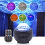 Star Projector Night Lights, Bluetooth Music Speaker with Remote Control, 3 in 1 Galaxy Projector Light, Best Gift for Kid Adult Suitable for Baby Bedroom, Game Rooms, Party, Home Theatre Night Light