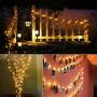 Twinkle Star 200 LED 66ft Fairy String Lights USB & Adapter Powered, Dimmable Control Starry Silver Wire String Lights Home Lighting Indoor Outdoor Bedroom Wedding Party Decoration, Warm White