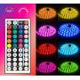 MINGER LED Strip Lights 16.4ft, RGB Color Changing LED Lights for Home, Kitchen, Room, Bedroom, Dorm Room, Bar, with IR Remote Control, 5050 LEDs, DIY Mode