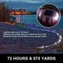 Happybuy Solar Driveway Lights 12-Pack, Dock Lights LED Bright White, Solar Deck Lights Outdoor Waterproof Flat for Lake Boat Marine Warning