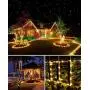 Govee Rope Lights with Remote Control, 33 Ft Led Rope Lights Warmwhite Waterproof 8 Modes Timer Battery Operated Outdoor String Lights for Wedding Party Garden Boat Landscape Lighting Outdoor Decor