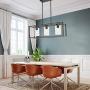 VINLUZ 3-Light Industrial Metal Large Pendant Lighting Oil Rubbed Bronze Modern Linear Chandelier with Clear Glass Shades Farmhouse Rustic Ceiling Light Fixtures Hanging for Dining Room Kitchen Island