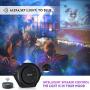 Jomst Star projector,3 in 1 Ocean Wave,Moon and Star Night Light Projector,with Intelligent Control,Timing setting,6 Lighting Colors,Manual and Wifi Mode for Party, Bedroom, Living Room (Black)