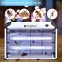 Bug Zapper, Electric Mosquito Zapper, Fly Trap for Mosquito , Fly , Moth , Wasp , Beetle & Other Pests, Indoor Insect Killer with 20W Mosquito Light Bulb for Indoor Residential & Commercial Bug Zapper, Electric Mosquito Zapper, Fly Trap for Mosquito , Fly , Moth , Wasp , Beetle & Other Pests, Indoor Insect Killer with 20W Mosquito Light Bulb for Indoor Residential & Commercial
