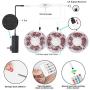 JEKKIS 50FT/15M RGB LED Strip Lights, 450 5050 SMD Color Changing LEDs, Music Sync Bluetooth Controller + 44 Key Remote LED Lights for Bedroom Room Home Party (3x16.4FT)