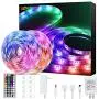 Bathebright 32.8ft Led Strip Lights, RGB Color Changing 300 LEDs Light Strips Kit with 44 Keys Ir Remote for Bedroom, Room, Kitchen