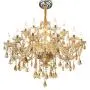 Lymxxl Contemporary K9 Crystal Chandelier 15 Lights Cognac Color Candle Pendant Light Adjustable Chain Fixtures Hanging for Bedroom Living Room Foyer (15 Light) Lymxxl Contemporary K9 Crystal Chandelier 15 Lights Cognac Color Candle Pendant Light Adjustable Chain Fixtures Hanging for Bedroom Living Room Foyer (15 Light)