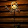 Solar Garden Decorative Lights Metal Turtle Outdoor Stakes Lighting for Courtyard, Lawn, Patio, Pathway Ornament(Bronze)