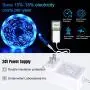 LED Strip Lights 32.8ft, 1 Roll RGB Led Lights 5050 LEDs Rope Light Strip Kit with 44 Key Remote Control and 24V Power Supply LED Tiktok Lights for Bedroom, Room, Kitchen, Home Decor
