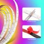Lonfenner Led Strip Lights 39.36Ft 12m 12V Power Supply Wireless Smart App 5050 RGB Light 360 LEDs with 24-Key IR Remote Controller Sync to Music Flexible Colors Changing for Home, Bedroom, Kitchen