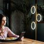Brightech Saturn LED Tree Floor Lamp - Unique Design Matches Modern and Contemporary Decor - 3 Light Standing Pole Lamp- Tall Light for Living Room, Bedroom, and Office - Gold / Brass Brightech Saturn LED Tree Floor Lamp - Unique Design Matches Modern and Contemporary Decor - 3 Light Standing Pole Lamp- Tall Light for Living Room, Bedroom, and Office - Gold / Brass