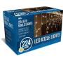 Joiedomi 224 LED Christmas Icicle Lights for Indoor & Outdoor Decorations, Christmas Events, Christmas Eve Night Decor, Christmas Tree, Eaves (Warm White)