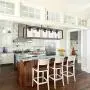 VINLUZ Wood Chandeliers Farmhouse Rectangle Pendant 5 Light Natural Wooden Frame Clear Glass Shade Modern Dining Room Lighting Black Walnut Color Industrial Kitchen Island Foyer Light Fixture Hanging