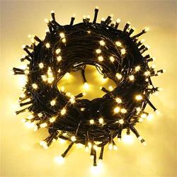 Extendable 82FT 200 LED Christmas String Lights Outdoor/Indoor, Waterproof Christmas Tree Lights with 8 Modes Fairy Twinkle Lights for Party, Wedding, Patio, Garden, Home (Warm White)