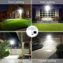 SOLLA 2000LM LED Solar Security Light Outdoor, Motion Sensor Outside Flood Light, 5000K Daylight White Waterproof Exterior Flood Lighting with 3 Adjustable Head for Yard, Driveway, Patio, Garage