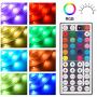 KSIPZE RGB Led Strip Lights 65.6ft Color Changing with Remote for Bedroom, Room Lighting, Kitchen, Home, Party