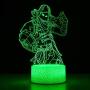 3D Battle Royale Night Light - 3 Pattern 16 Color Change Decor Lamp with Remote & Smart Touch, Christmas and Birthday Gifts for Battle Royale Fans